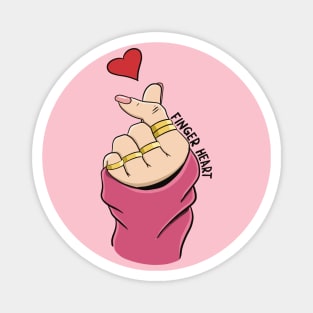 Korean Finger Heart Magnet